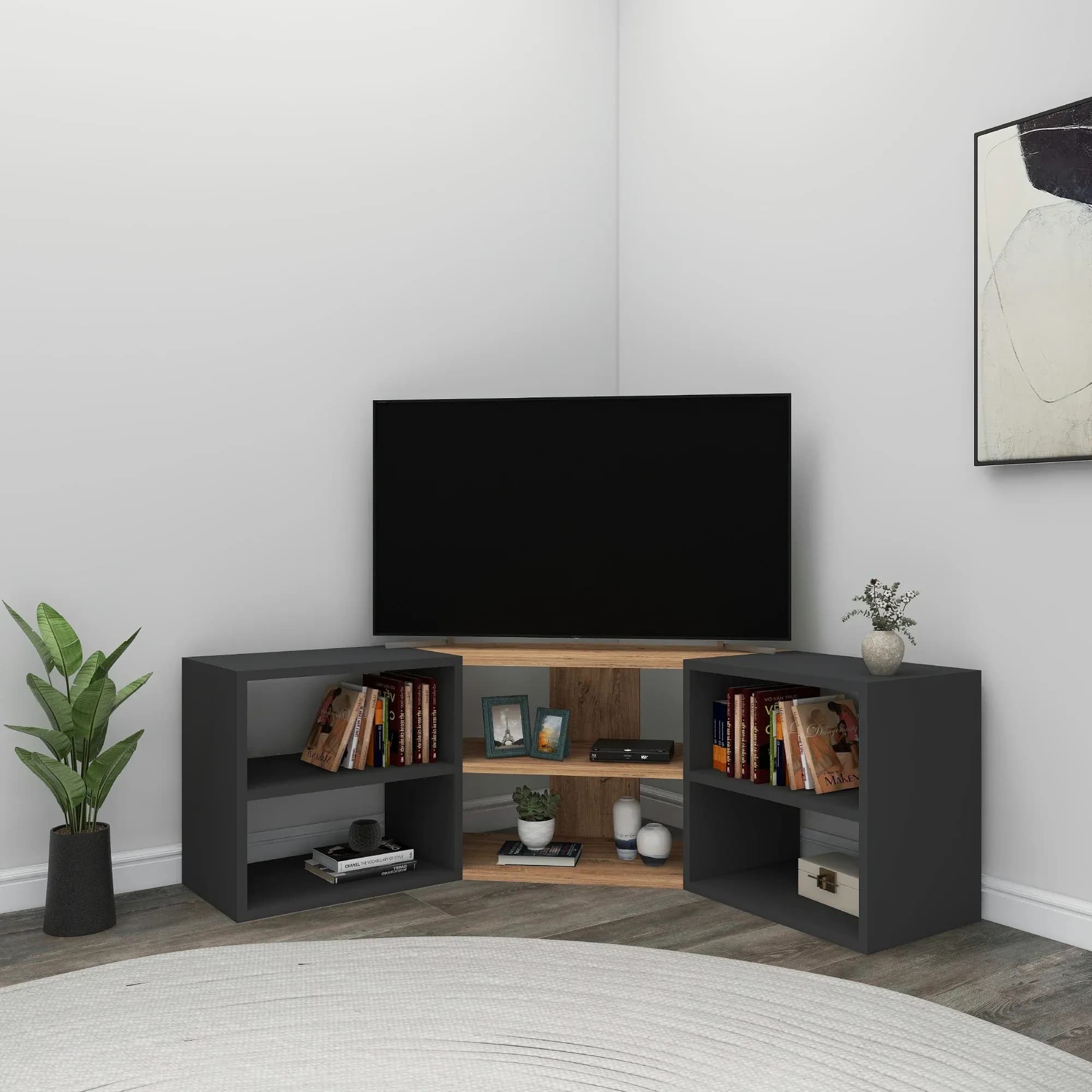 Corner tv stand
